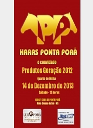 Leilão Haras Ponta Porã e Convidados - Quarto de Milha 