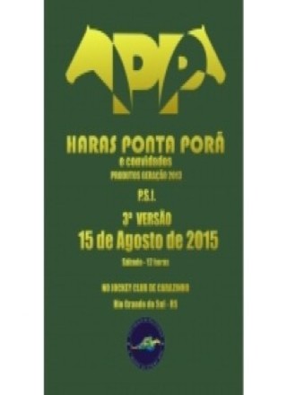 3 Etapa - Leilao Haras Ponta Pora e Convidados 
