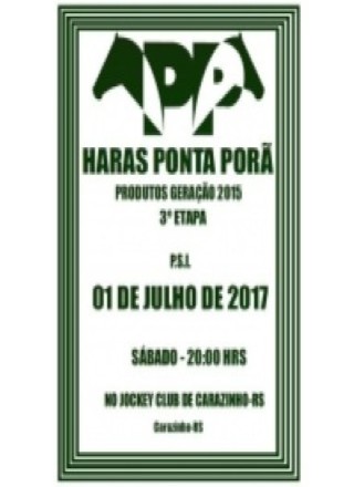 Leilao Haras Ponta Pora-3 ETAPA 