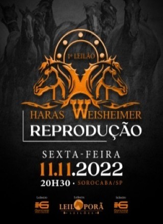 1º LEILÃO DE REPRODUÇÃO DO HARAS WEISHEIMER 