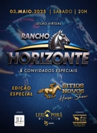 LEILAO VIRTUAL RANCHO HORIZONTE EDIÇÃO ESPECIAL EM SITIOS NOVOS 