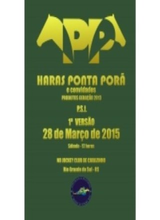 1 Etapa - Leilao Haras Ponta Pora e Convidados 2015 