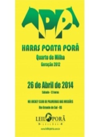 Leilão Haras Ponta Porã - Quarto de Milha 