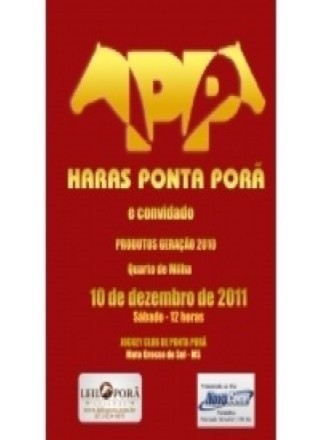 2º ETAPA  HARAS PONTA PORÃ E CONVIDADOS (QUARTO DE MILHA) 2011 