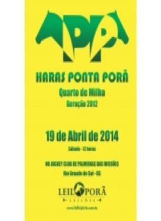 Leilão Haras Ponta Porã e Convidados QM - Palmeira das Missões 