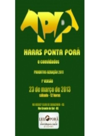 Leilão do Haras Ponta Porã e Convidados (1 Etapa) 2013 