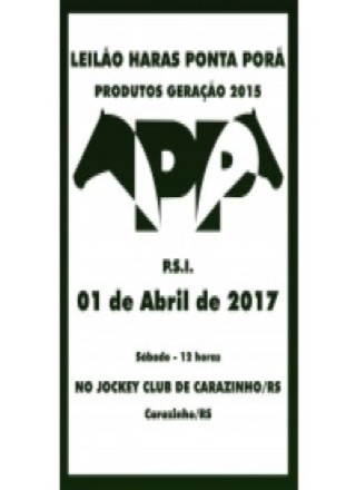 Leilao Haras Ponta Pora- 1 Etapa 