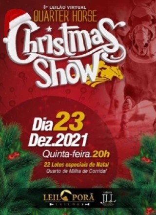 3º LEILÃO VIRTUAL QUARTER HORSE CHRISTMAS SHOW 